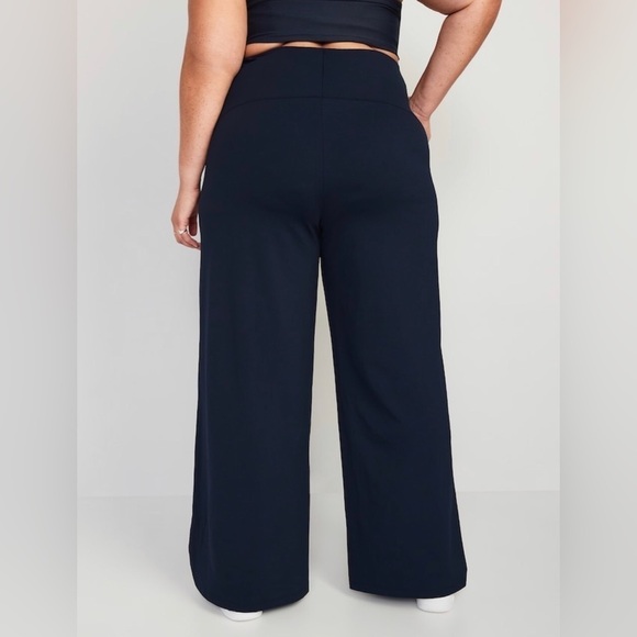 NWT! Navy High-Waisted PowerSoft Wide-Leg Pants for Women- Multiple ♥️ - Picture 8 of 9